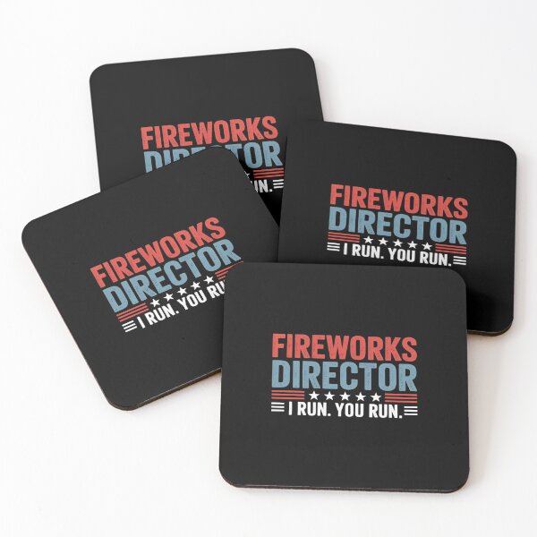 Item preview, Fireworks Director - I Run You Run 4th Of July  designed and sold by KonstanKoraner.