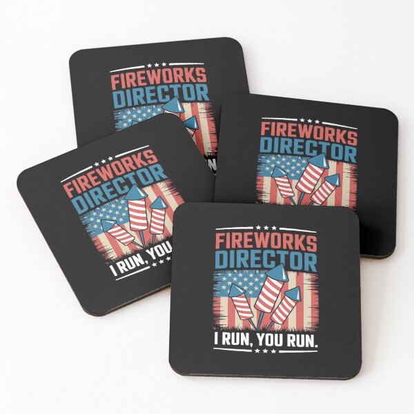 Item preview, Fireworks Director I Run You Run 4th Of July Men Boys  designed and sold by KonstanKoraner.