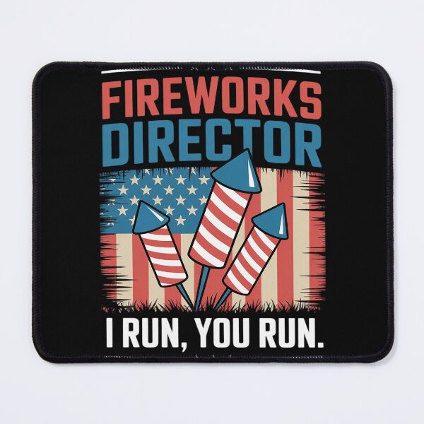 Item preview, Fireworks Director I Run You Run 4th Of July Men Boys  designed and sold by KonstanKoraner.
