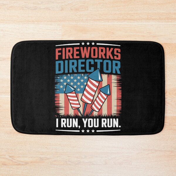 Item preview, Fireworks Director I Run You Run 4th Of July Men Boys  designed and sold by KonstanKoraner.