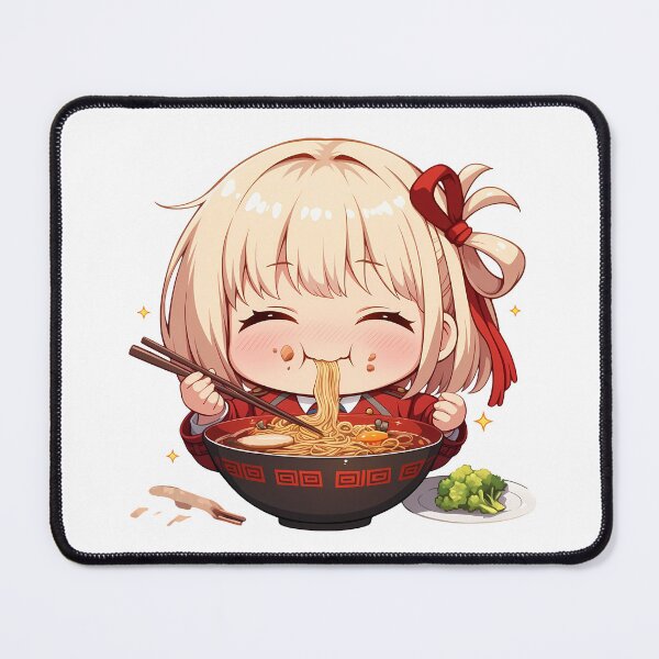 Item preview, Chisato Nishikigi Lycoris Recoil Kawaii Ramen Chibi Anime Girl Delight designed and sold by Raslbazola.
