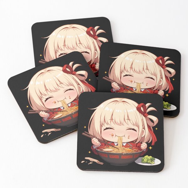 Item preview, Chisato Nishikigi Lycoris Recoil Kawaii Ramen Chibi Anime Girl Delight designed and sold by Raslbazola.