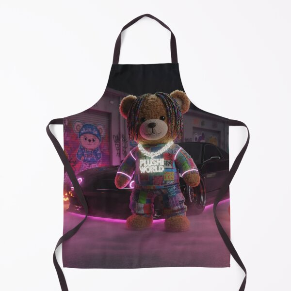 Item preview, Plushi World Teddy Bear - Neon Streetwear Halloween Vibes designed and sold by PLUSHIWORLDtm.