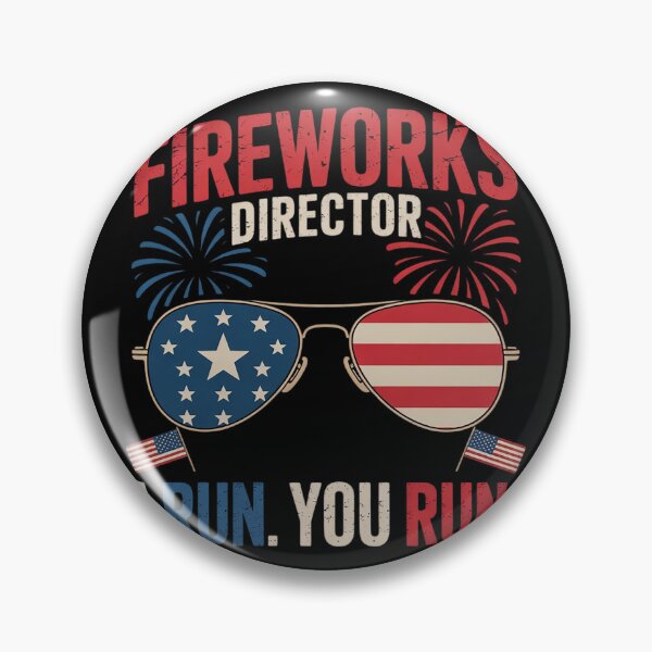 Item preview, Fireworks Director I run. You run. 4th of July  designed and sold by KonstanKoraner.