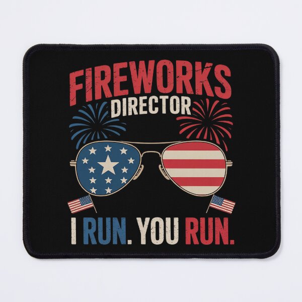Item preview, Fireworks Director I run. You run. 4th of July designed and sold by KonstanKoraner.