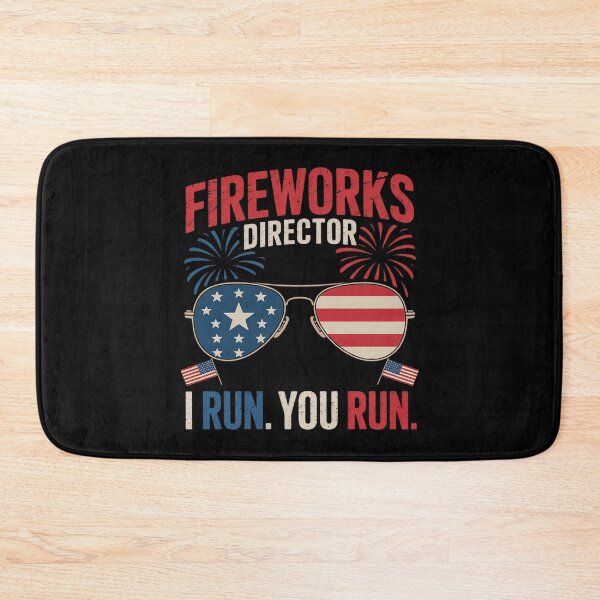 Item preview, Fireworks Director I run. You run. 4th of July  designed and sold by KonstanKoraner.