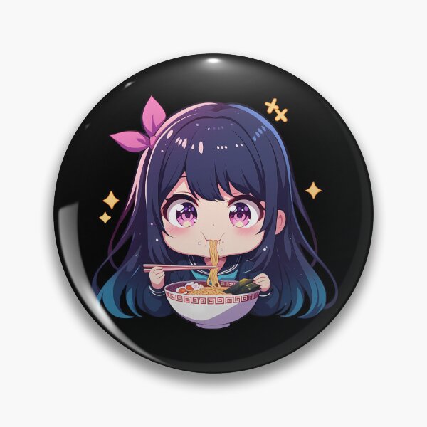 Item preview, Ai Hoshino Oshi no Ko Kawaii Ramen Chibi Anime Girl Glow designed and sold by Raslbazola.
