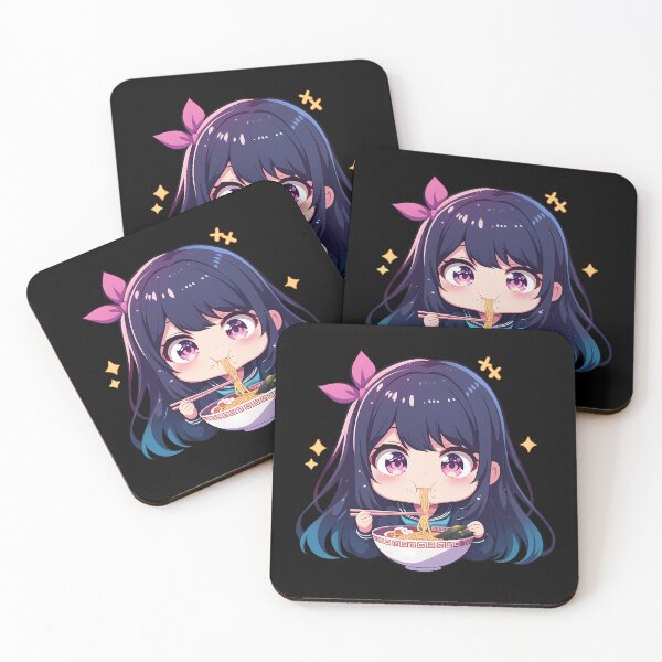 Item preview, Ai Hoshino Oshi no Ko Kawaii Ramen Chibi Anime Girl Glow designed and sold by Raslbazola.