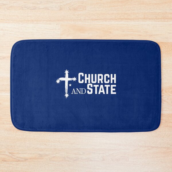 Artikelvorschau, Logo der Church and State Ministries, weiß entworfen und verkauft von Church And State.