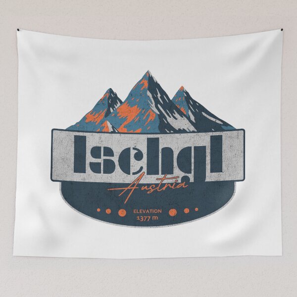 Item preview, Ischgl, Austria, Ski Resort, Mountain Design designed and sold by Wanderful-roads.
