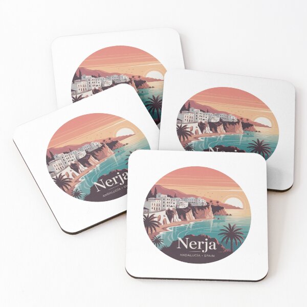 Item preview, Nerja Sunset View – Andalucía Spain | Vintage Mediterranean designed and sold by CircinusStore.