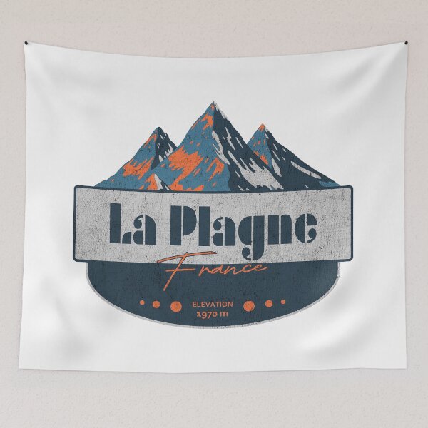 Item preview, La Plagne, France, Ski Resort, Mountain Design designed and sold by Wanderful-roads.