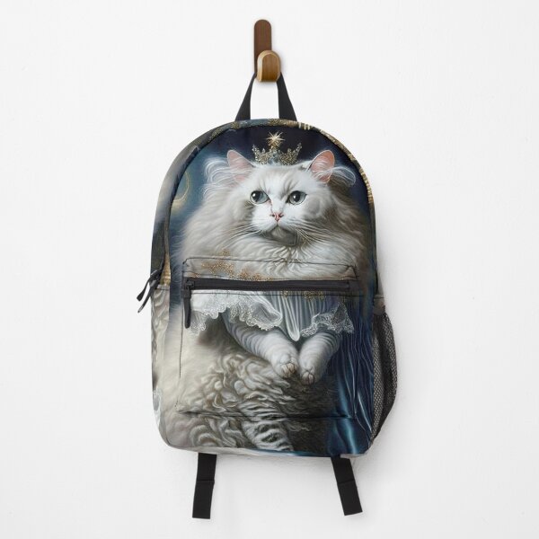 Item preview, Vintage Style Anthropomorphic Royal Angora Cat designed and sold by LanaGustavsson.