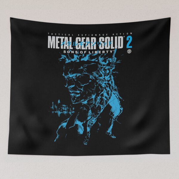 Item preview, MGS2 - Snake and Raiden Cover (Blue Version) Classic  designed and sold by KJonesart.