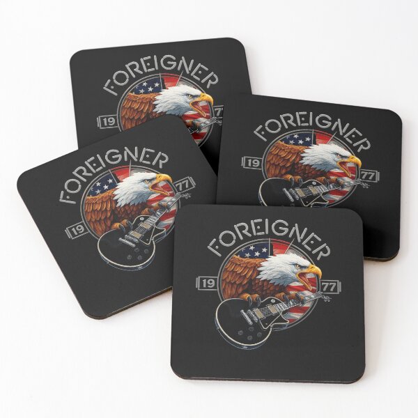 Item preview, Foreigner 1977 – Eagle & Les Paul Circle Emblem designed and sold by ketttitisandnon.