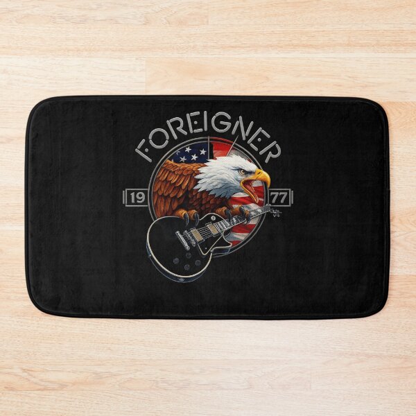 Item preview, Foreigner 1977 – Eagle & Les Paul Circle Emblem designed and sold by ketttitisandnon.