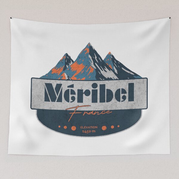 Item preview, Méribel, France, Ski Resort, Mountain Design designed and sold by Wanderful-roads.