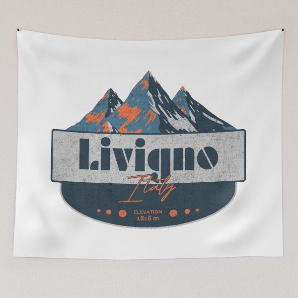 Item preview, Livigno, Italy, Ski Resort, Mountain Design designed and sold by Wanderful-roads.