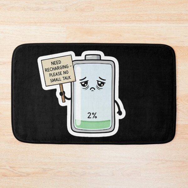 Item preview, NeuroSpicy - Social Battery: 2% (IV) designed and sold by nature. electrified..