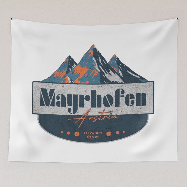 Item preview, Mayrhofen, Austria, Ski Resort, Mountain Design designed and sold by Wanderful-roads.