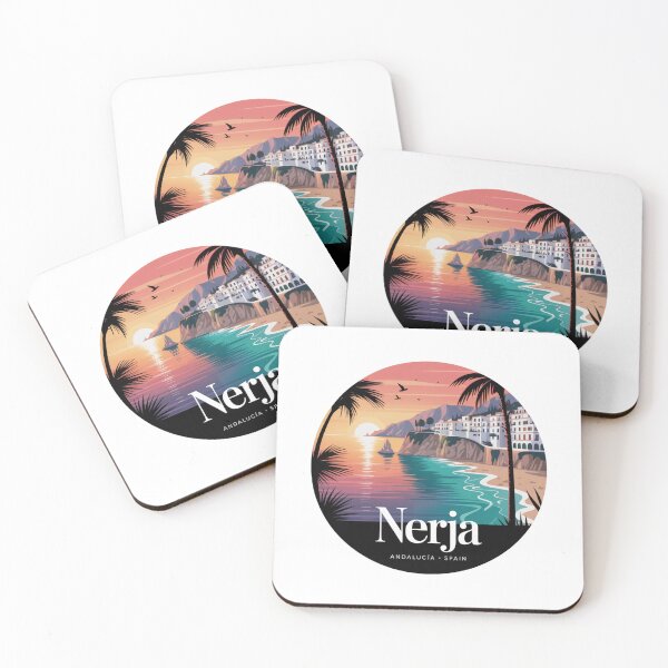 Item preview, Nerja Sunset Coast – Andalucía Spain | Retro Mediterranean designed and sold by CircinusStore.