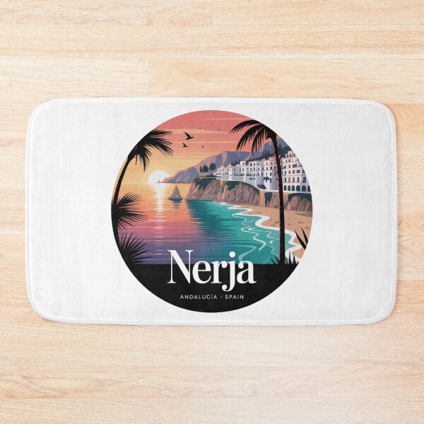 Item preview, Nerja Sunset Coast – Andalucía Spain | Retro Mediterranean designed and sold by CircinusStore.