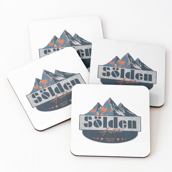 Item preview, Sölden, Austria, Ski Resort, Mountain Design designed and sold by Wanderful-roads.