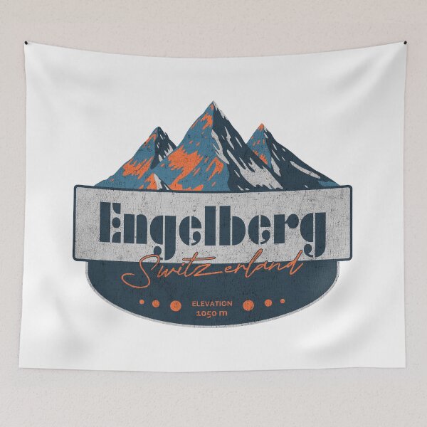 Item preview, Engelberg, Switzerland, Ski Resort, Mountain Design designed and sold by Wanderful-roads.