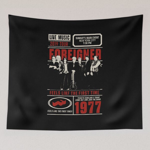 Item preview, Foreigner – Feels Like the First Time (2019 Tour Poster Tee) designed and sold by ketttitisandnon.