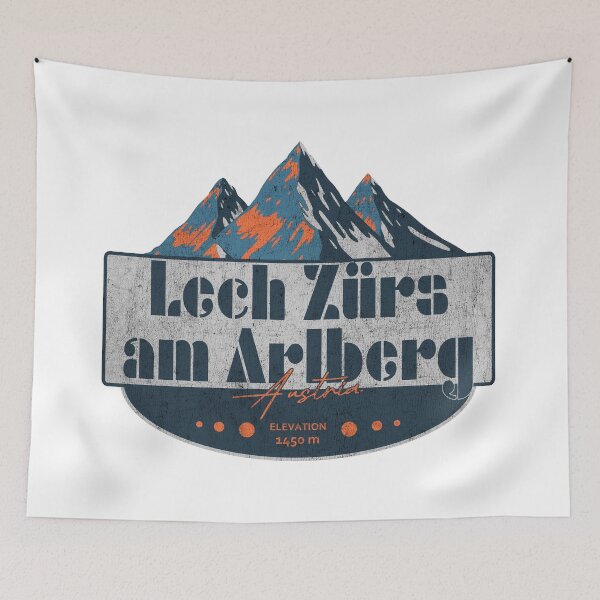 Item preview, Lech Zürs am Arlberg, Austria, Ski Resort, Mountain Design designed and sold by Wanderful-roads.