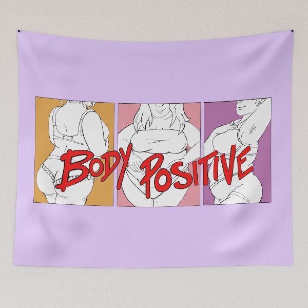 Item preview, Body Positive + designed and sold by Melissa Kleynowski.