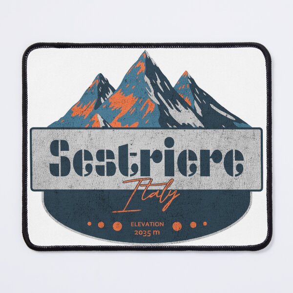 Item preview, Sestriere, Italy, Ski Resort, Mountain Design designed and sold by Wanderful-roads.