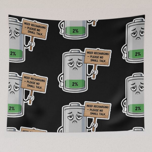 Item preview, NeuroSpicy - Social Battery: 2% (V) designed and sold by nature. electrified..