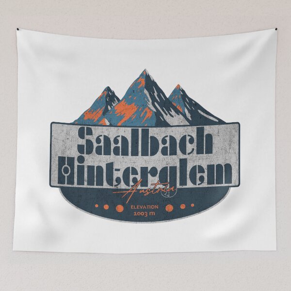 Item preview, Saalbach-Hinterglemm, Austria, Ski Resort, Mountain Design designed and sold by Wanderful-roads.