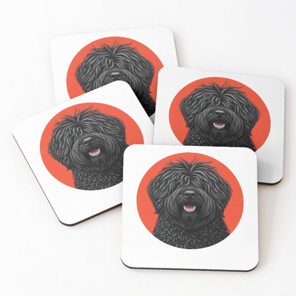 Item preview, Puli Dog Portrait Happy Canine Art designed and sold by k3rstman1.