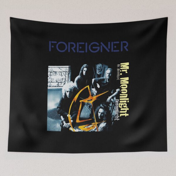 Item preview, Foreigner – 90s Blue Collage Emblem designed and sold by ketttitisandnon.