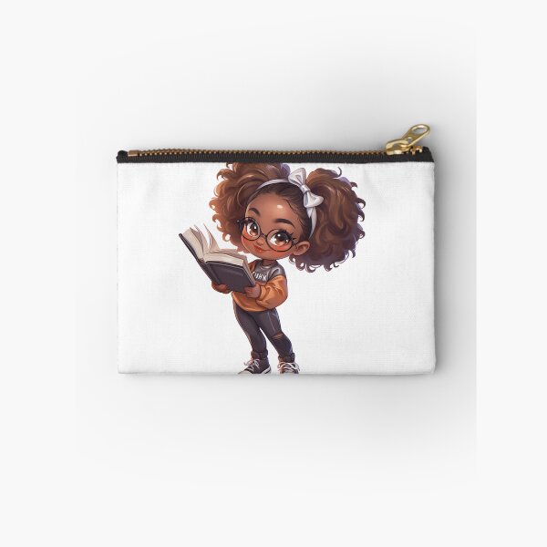 Item preview, Smart Black Girl Reading Chibi designed and sold by Lulunza.