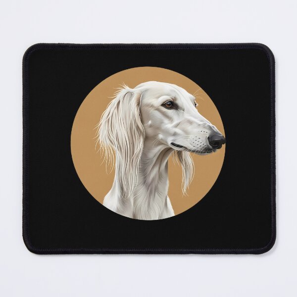 Item preview, Saluki Sighthound Majestic White Canine designed and sold by k3rstman1.