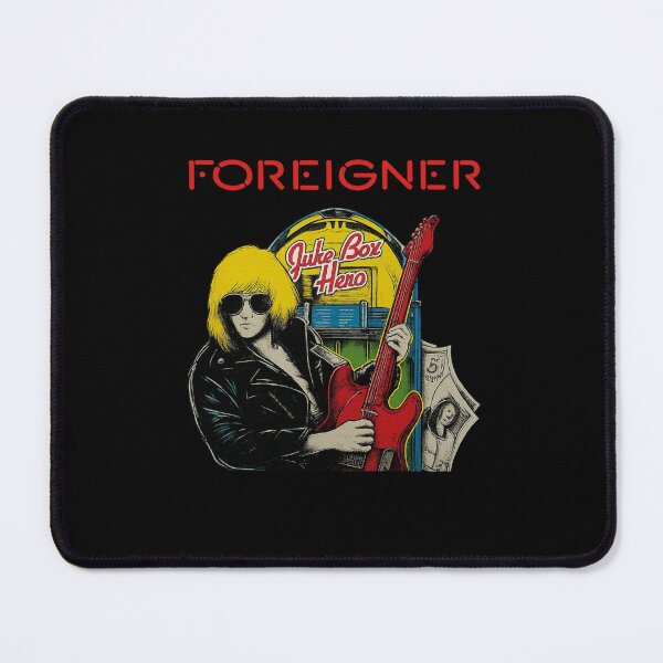 Item preview, Foreigner – Juke Box Hero Comic Red Guitar designed and sold by ketttitisandnon.