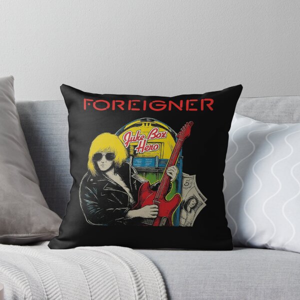 Item preview, Foreigner – Juke Box Hero Comic Red Guitar designed and sold by ketttitisandnon.