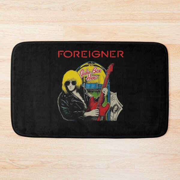 Item preview, Foreigner – Juke Box Hero Comic Red Guitar designed and sold by ketttitisandnon.