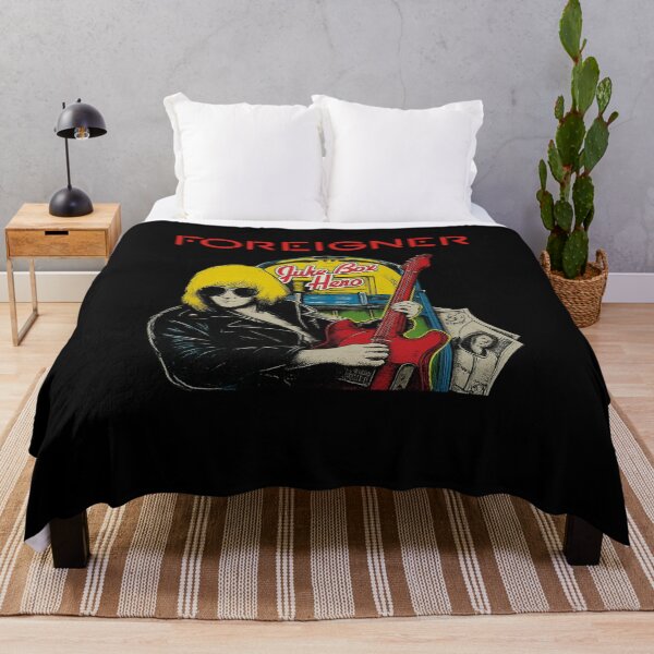 Item preview, Foreigner – Juke Box Hero Comic Red Guitar designed and sold by ketttitisandnon.