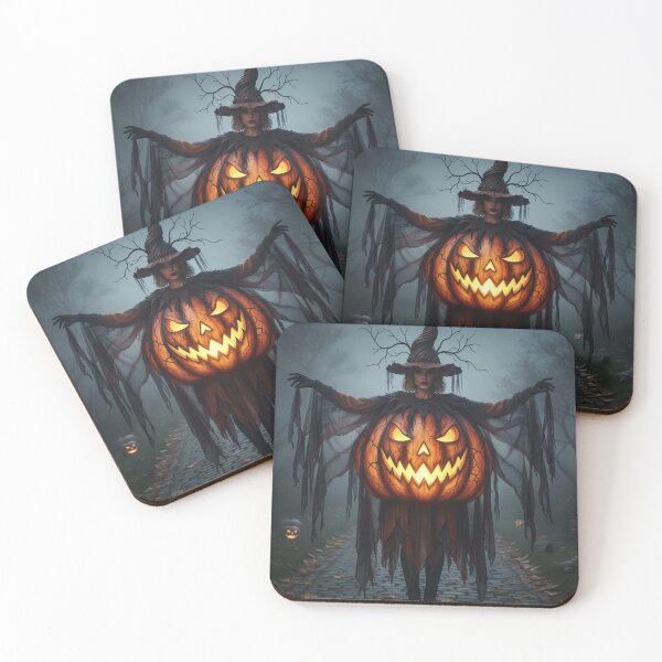 Item preview, Pumpkin Lady – Spooky Halloween Aesthetic | Vintage Witchy Pumpkin Art designed and sold by VibeCraftique.
