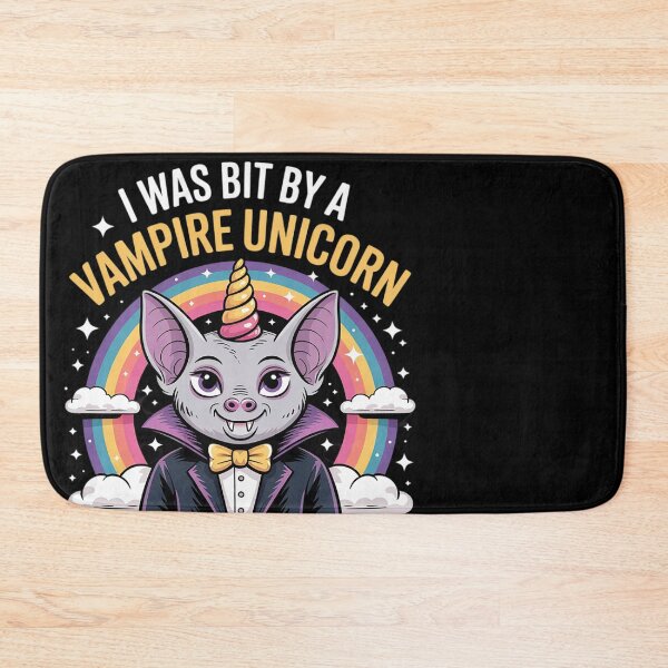Item preview, Bit By Vampire Unicorn Magical Design Halloween Unicorn  designed and sold by MonsterBuddiess.
