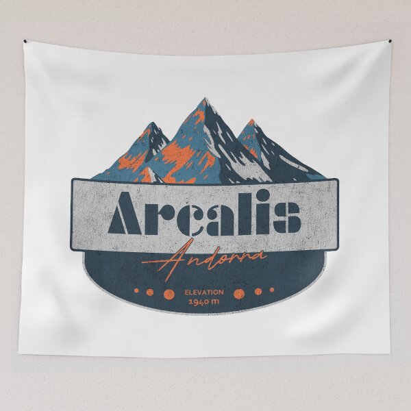Item preview, Arcalis, Andorra, Ski Resort, Mountain Design designed and sold by Wanderful-roads.