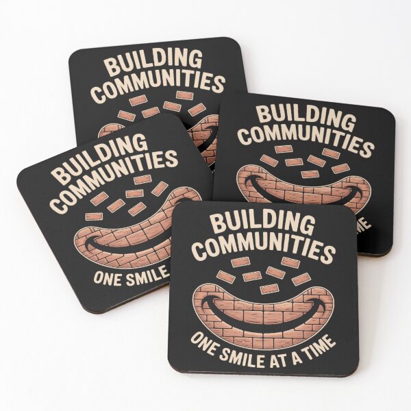 Item preview, Building Communities One Smile Brick designed and sold by PeteHomenick.