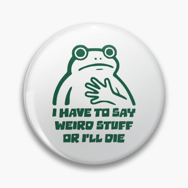 Item preview, Vintage 90s Silly Style Frog Funny Humor Quote designed and sold by JackyEstera.