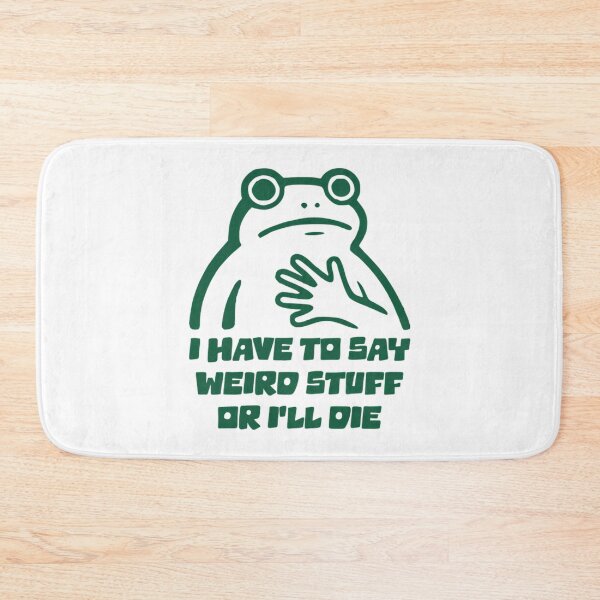 Item preview, Vintage 90s Silly Style Frog Funny Humor Quote designed and sold by JackyEstera.