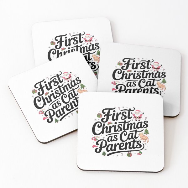 Item preview, First Christmas as Cat Parents designed and sold by badreeder.
