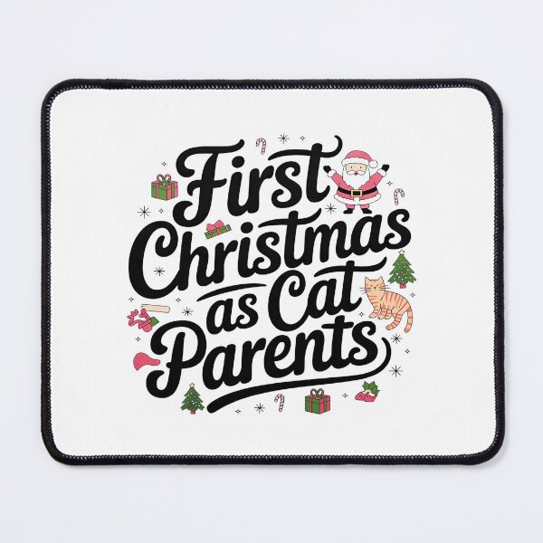 Item preview, First Christmas as Cat Parents designed and sold by badreeder.